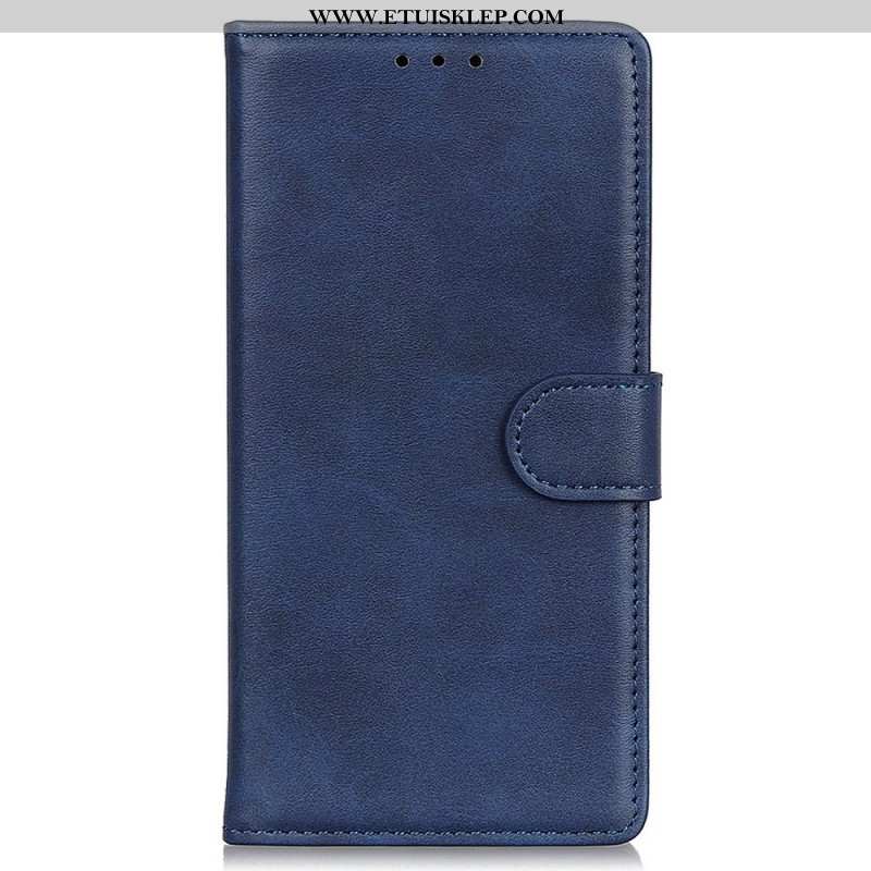 Etui Folio do Oppo Reno 7 Styl Matowej Skóry